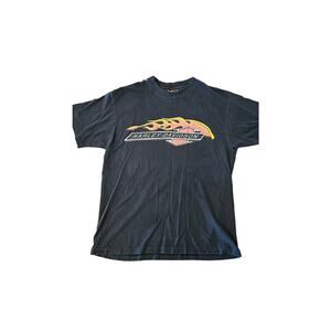 Vintage 1996 Harley Davidson Single Stitch size large Ogden Utah Hanes‎ Beefy T